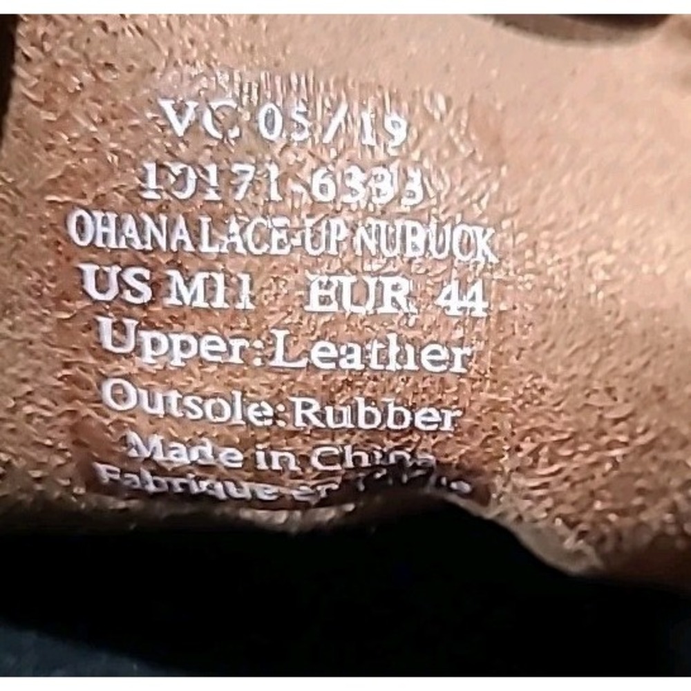 Olukai Men's Ohana Brown Leather Lace Up Convertible‎ Loafers Size US 11 - Picture 14 of 14